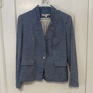 Veronica Beard Denim Blue Blazer